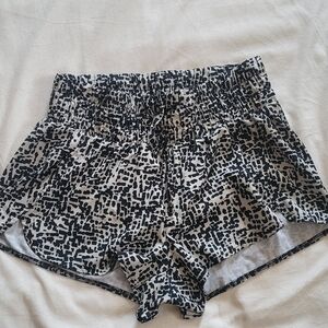 Stylish Black and White Women's Shorts